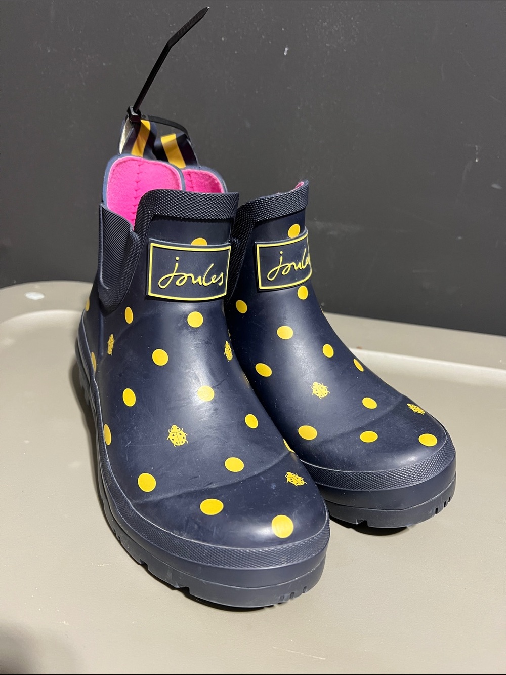 Joules Kids' Polka Dot Rain Boots